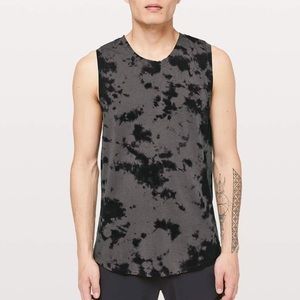 Lululemon Lab Men’s Delta Tank Top, Acid Wash Grey